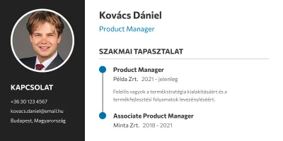 Headshot portré önéletrajzban